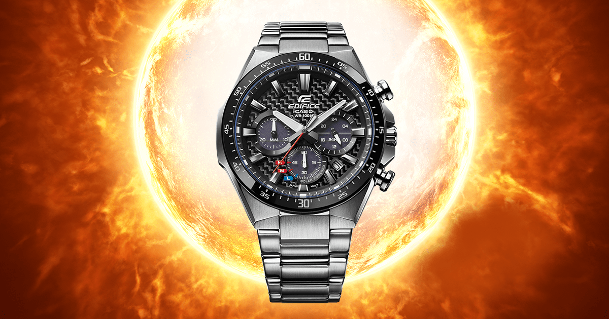 solar charged watch