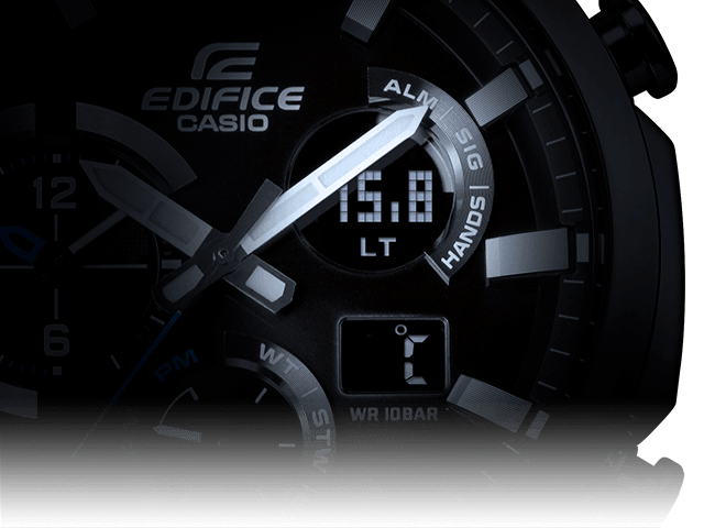 casio watch with temperature sensor